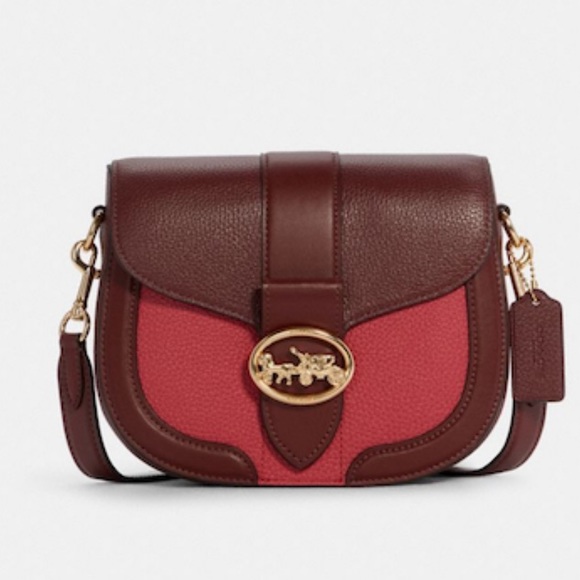 Coach Handbags - Coach Georgie Saddle Bag In Colorblock